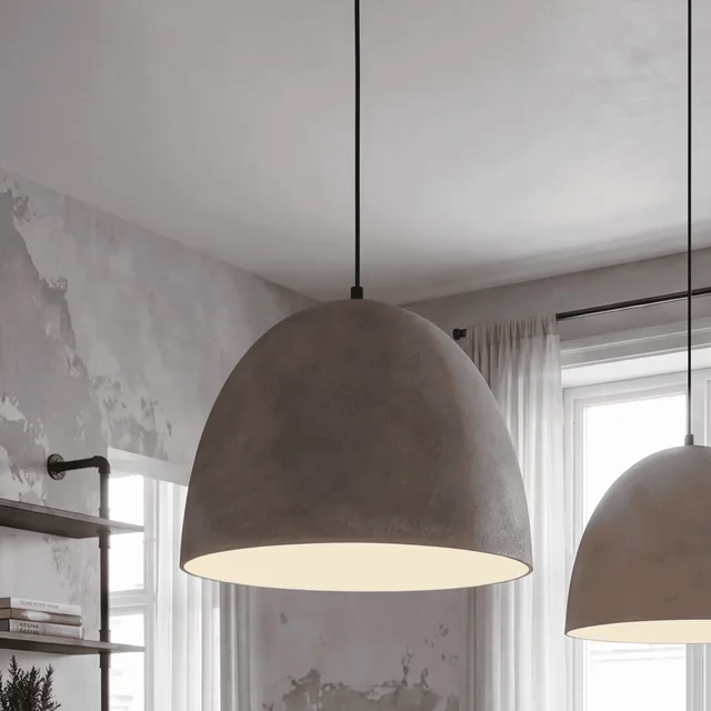 Pendant Light black 60 watts 12"