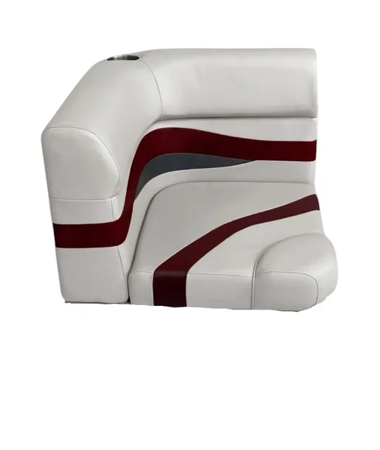 Boat Seating gray red 37"