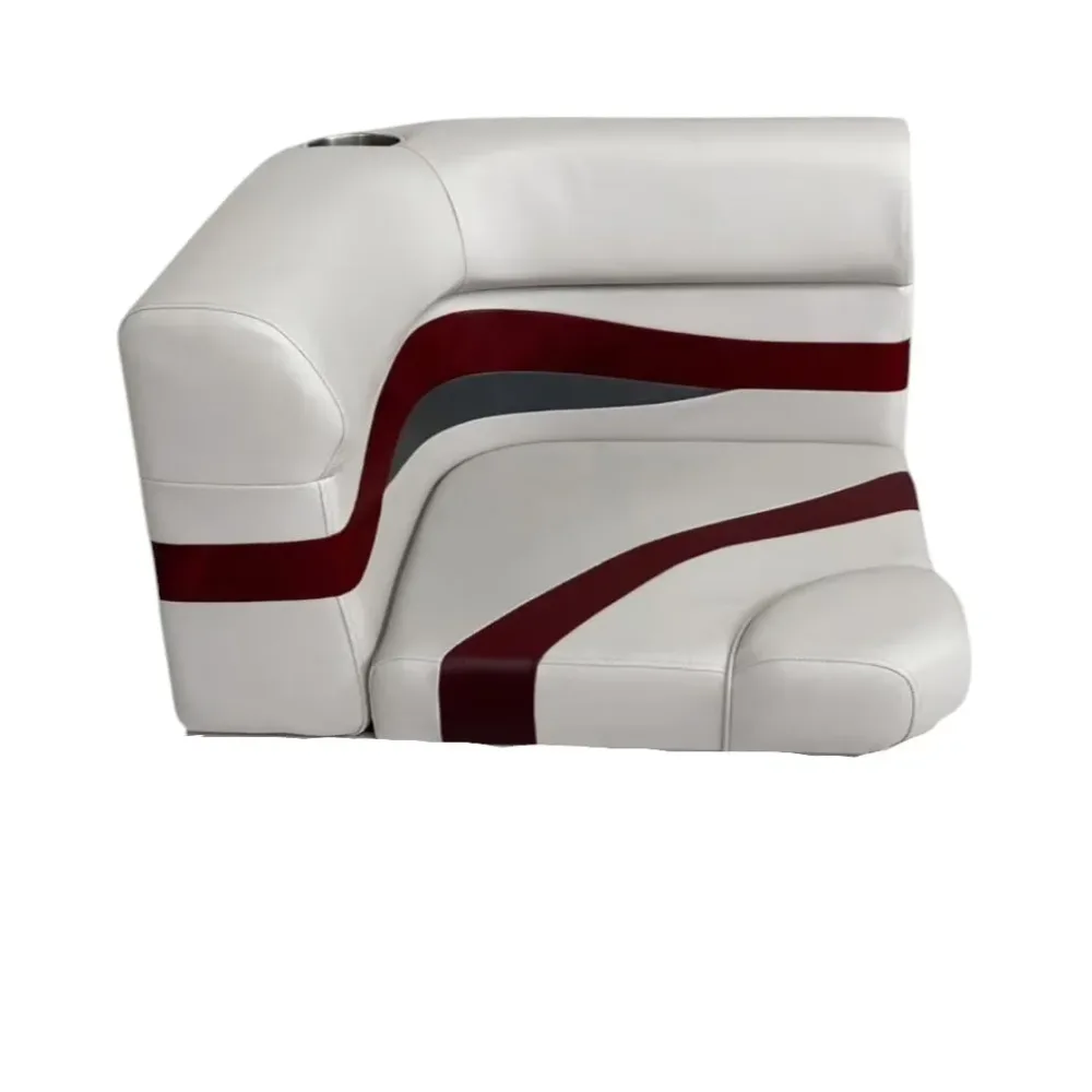 Boat Seating gray red 37"