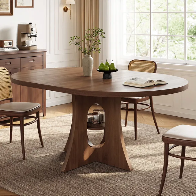 Dining Table 43.3" 59" 70 cm