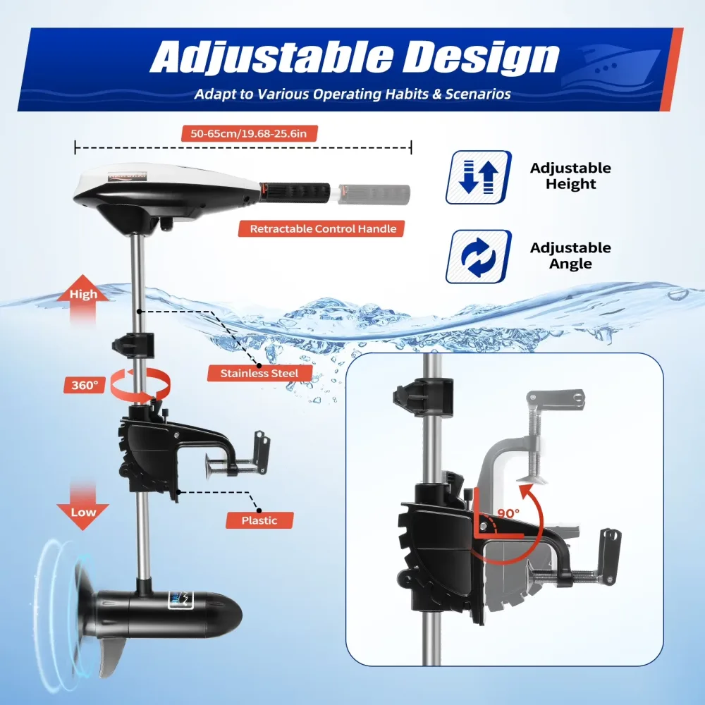 Trolling Motor 65lbs 12v 13.12 feet