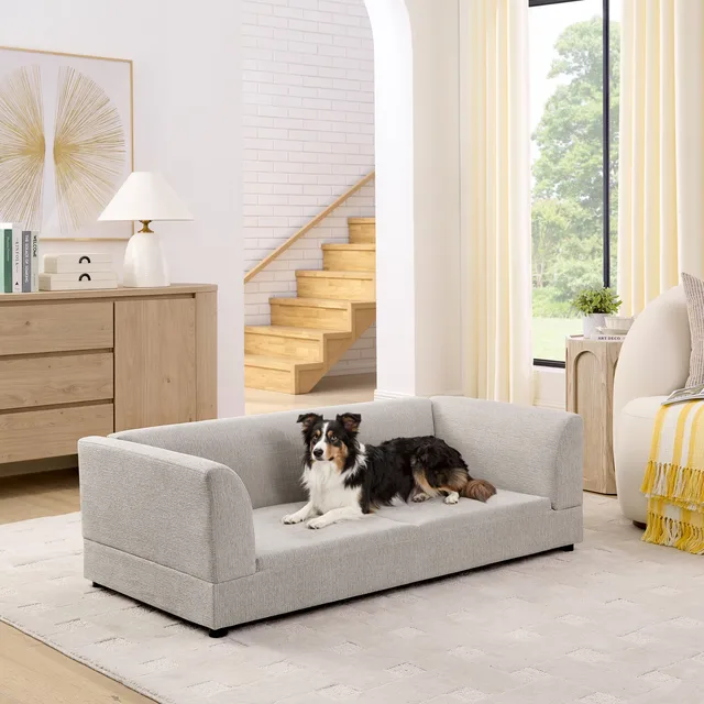 Dog Bed 57" green beige