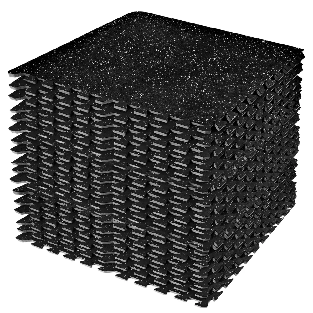 Exercise Mat 2" 18 pack black