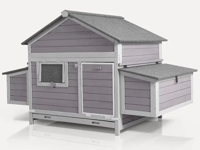 Chicken Coop gray 67.3" 36.8"
