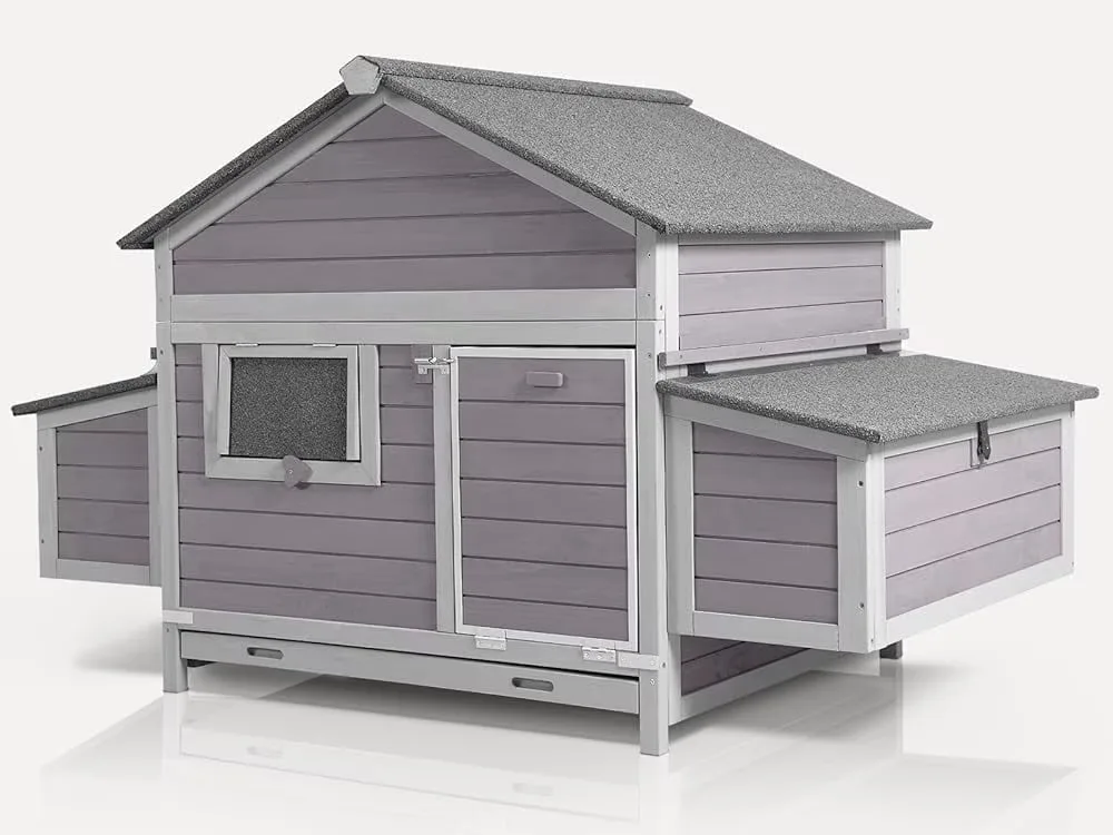 Chicken Coop gray 67.3" 36.8"