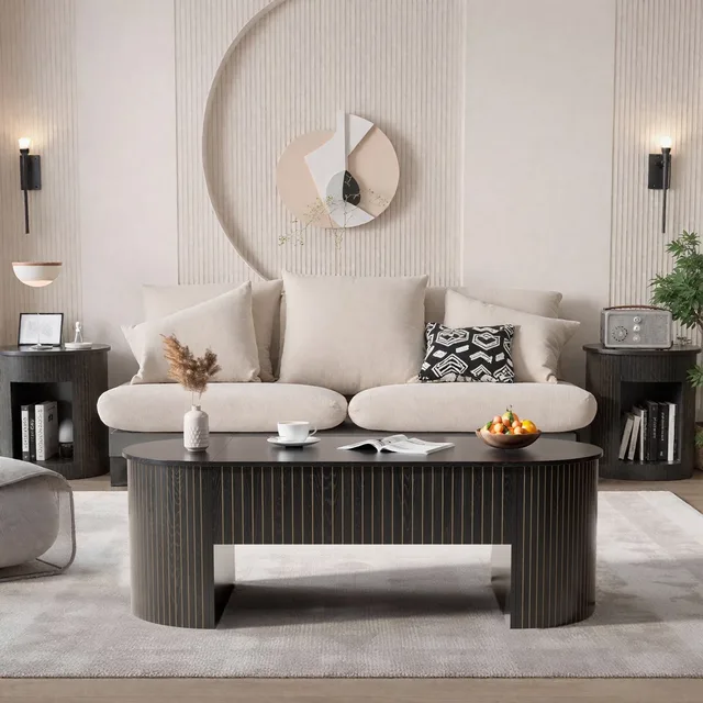 Living Room black 47" 19.7"