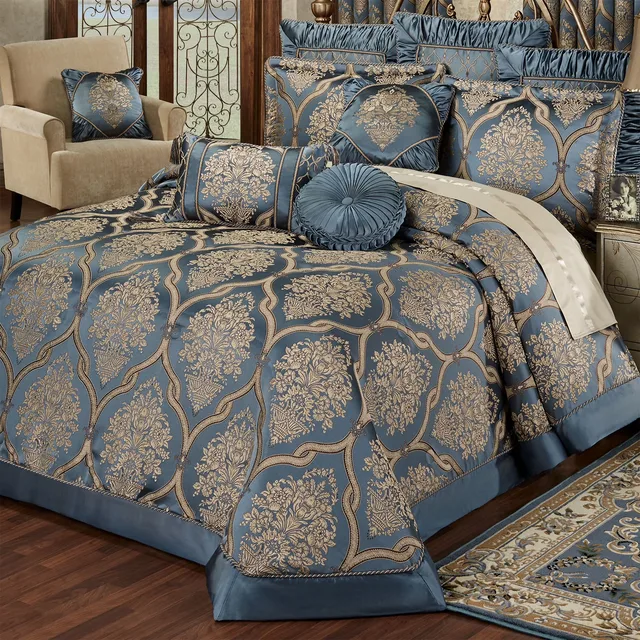 Bedding blue 24 inch 124 inches