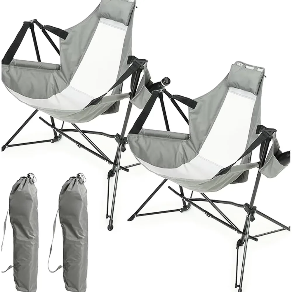 Camping Chair portable folding grey