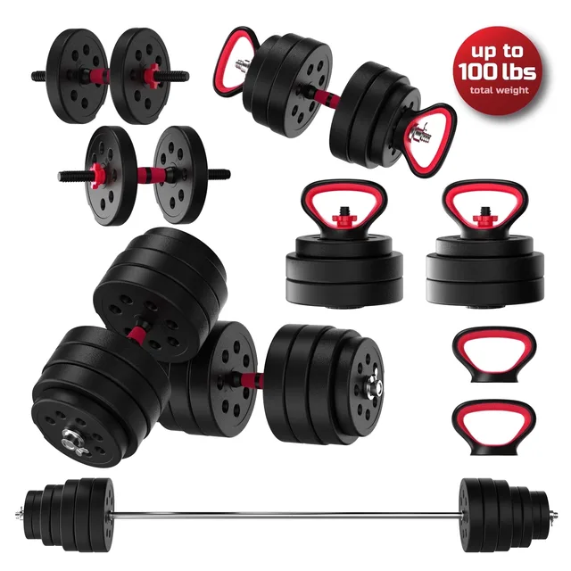 Barbell Weight 100lbs adjustable 100 lbs