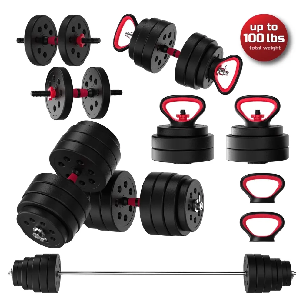 Barbell Weight 100lbs adjustable 100 lbs