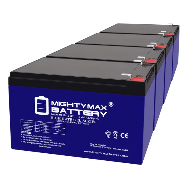 Battery 12v 4 pack 12 volt