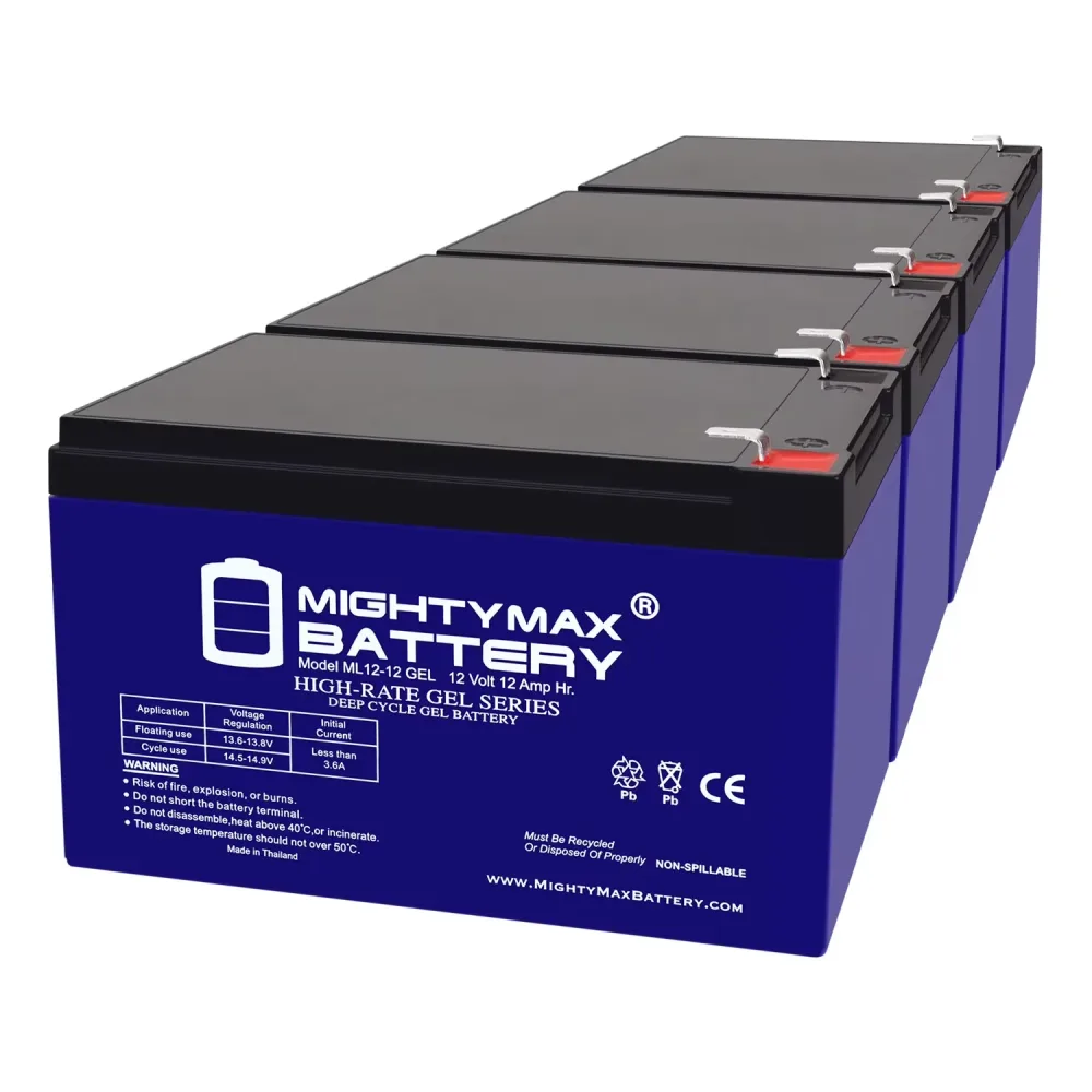 Battery 12v 4 pack 12 volt