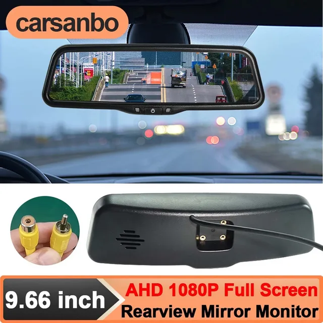 Rearview Mirror 12v 24v 9.66"