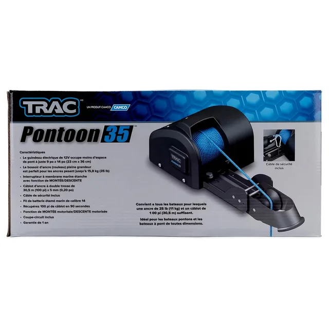Winch 8 in 19.5 lb black