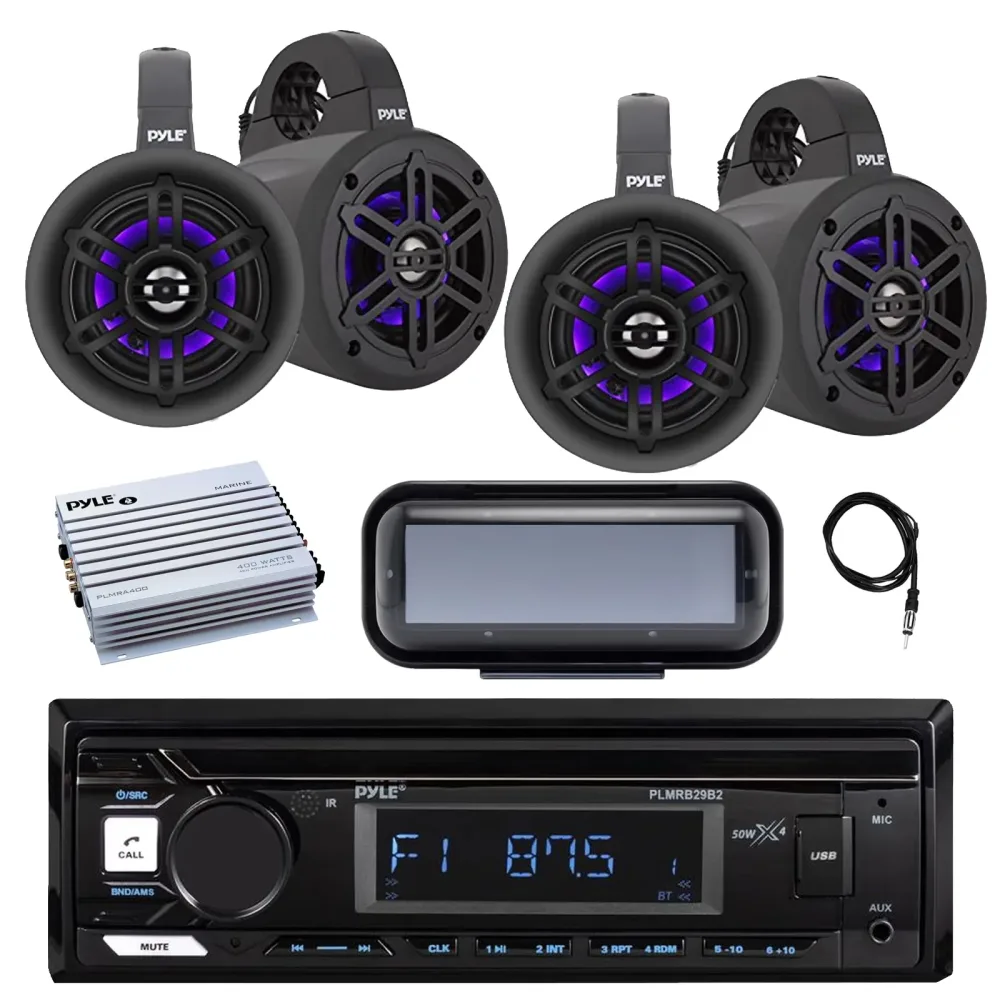Player Stereo 4" 300w bluetooth