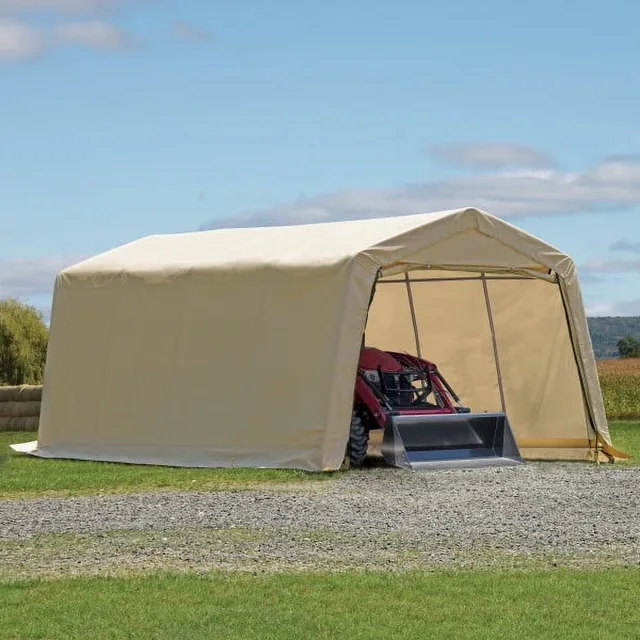 Carport Canopy portable beige 8"