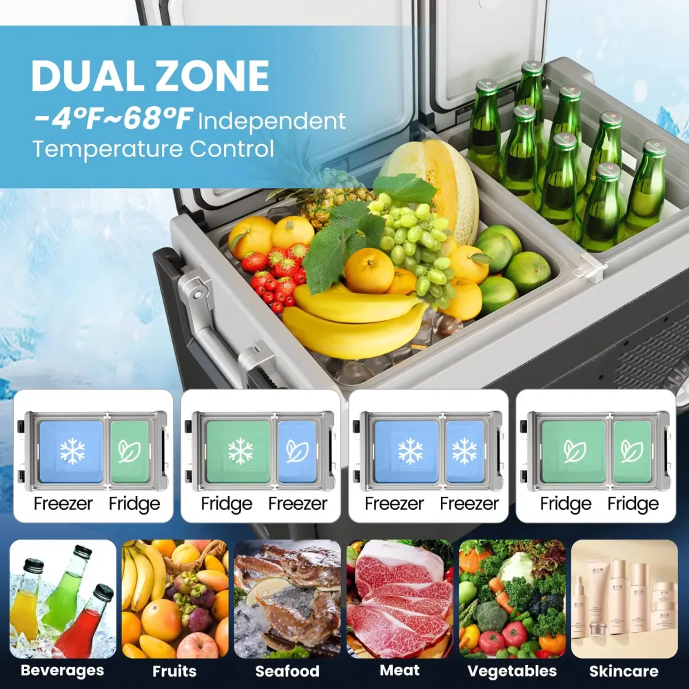 Electric Cooler 12v portable black