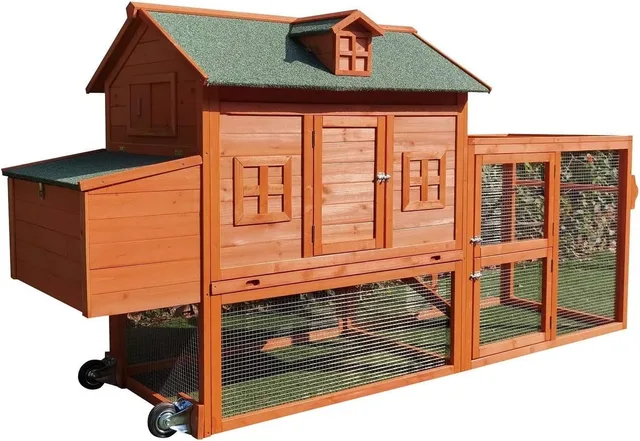 Chicken Coop 98" 98.4" 33.6"