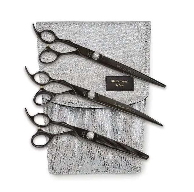Grooming Shears 2 inch black 4"