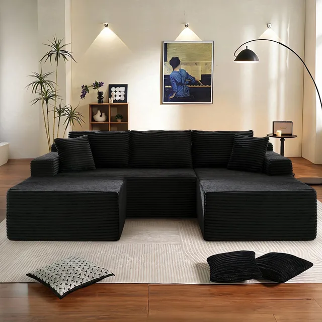 Living Room black 103" 29"