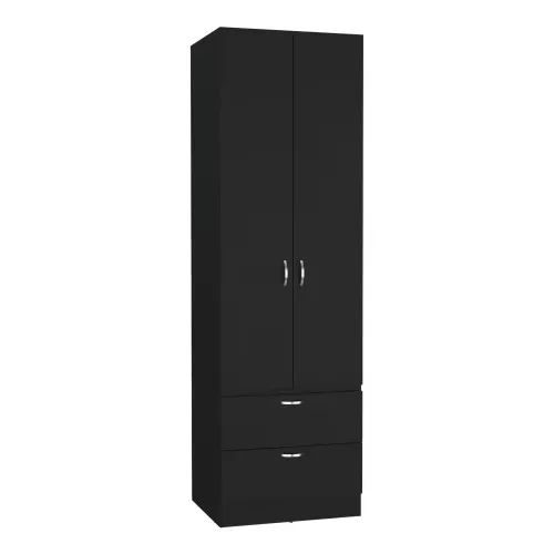 Storage Cabinet 76" black 23.3 inches