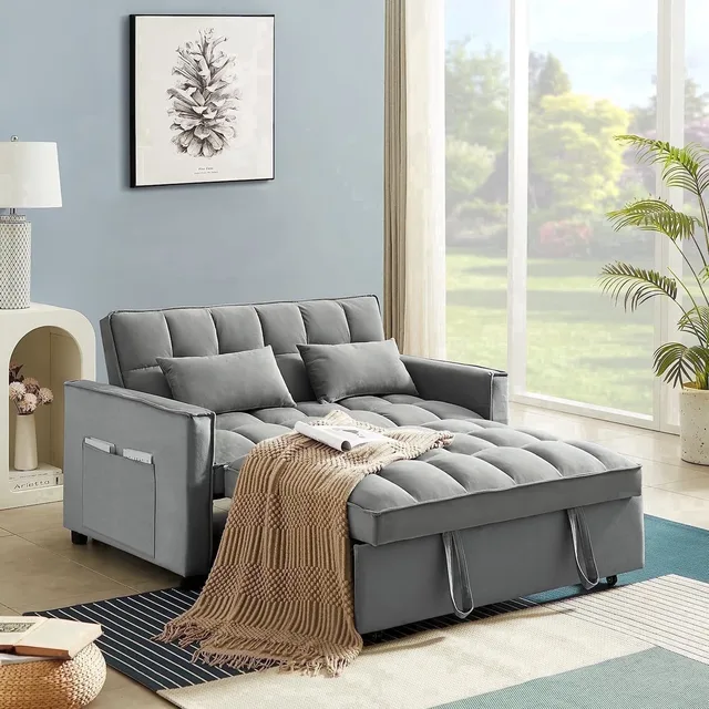 Sofa 55" grey 3 in