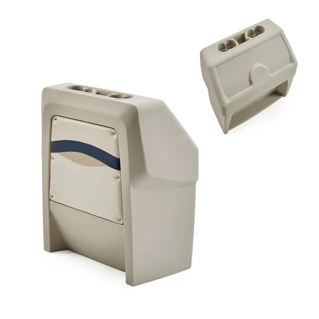 Pontoon Boat blue tan 32oz