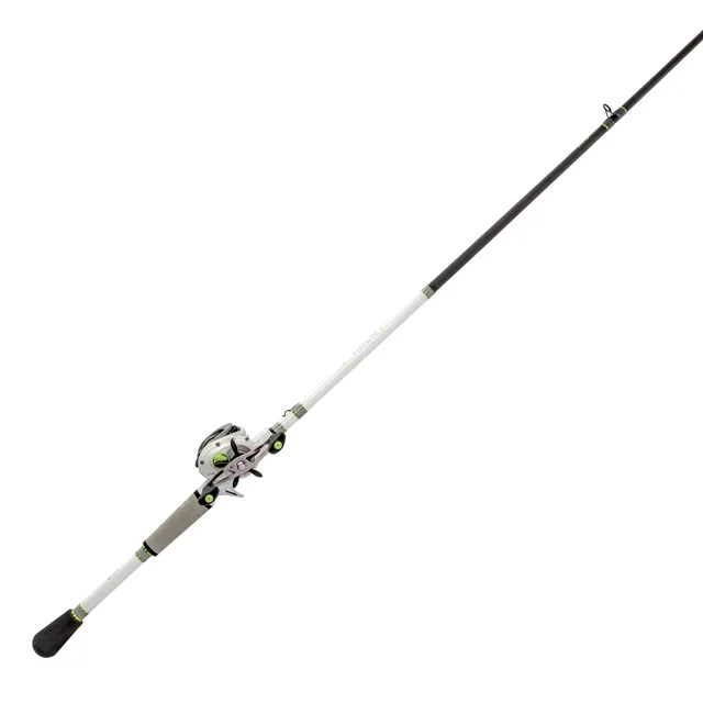 Baitcast Reel white black gray