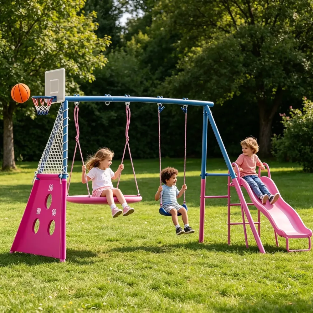 Hoop Soccer blue 40" heavy-duty