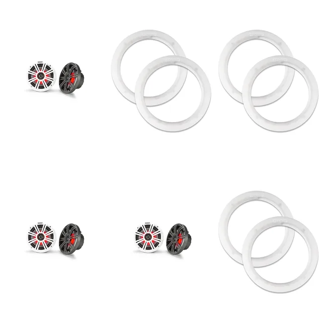 Speaker 3 pair led white
