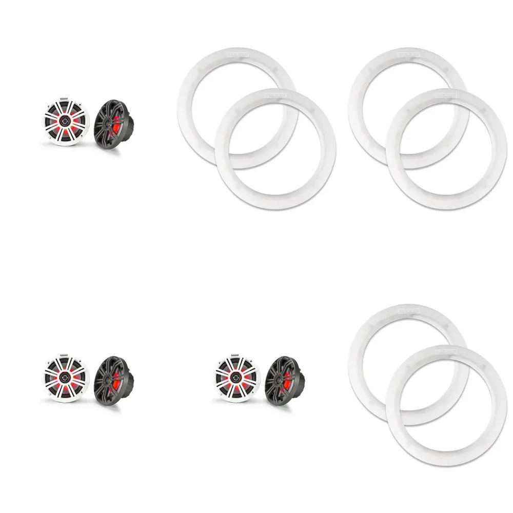 Speaker 3 pair led white