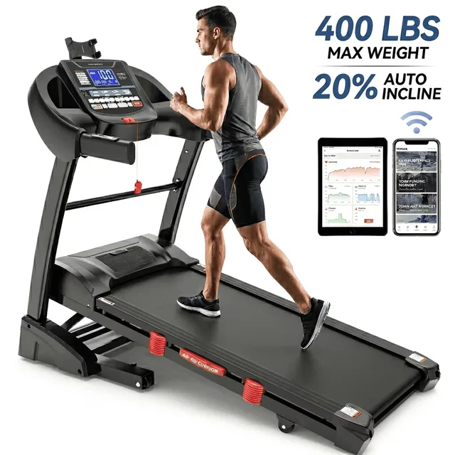 Running Machine foldable 400lb 5.15hp