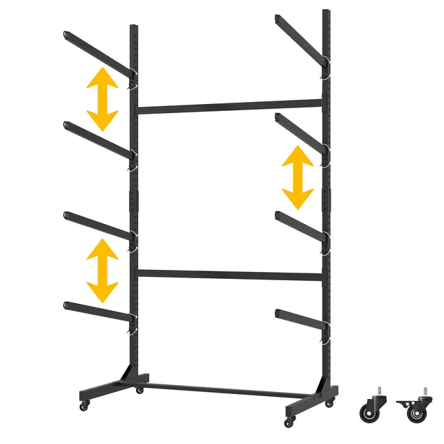 Kayak Storage 800 lbs adjustable black