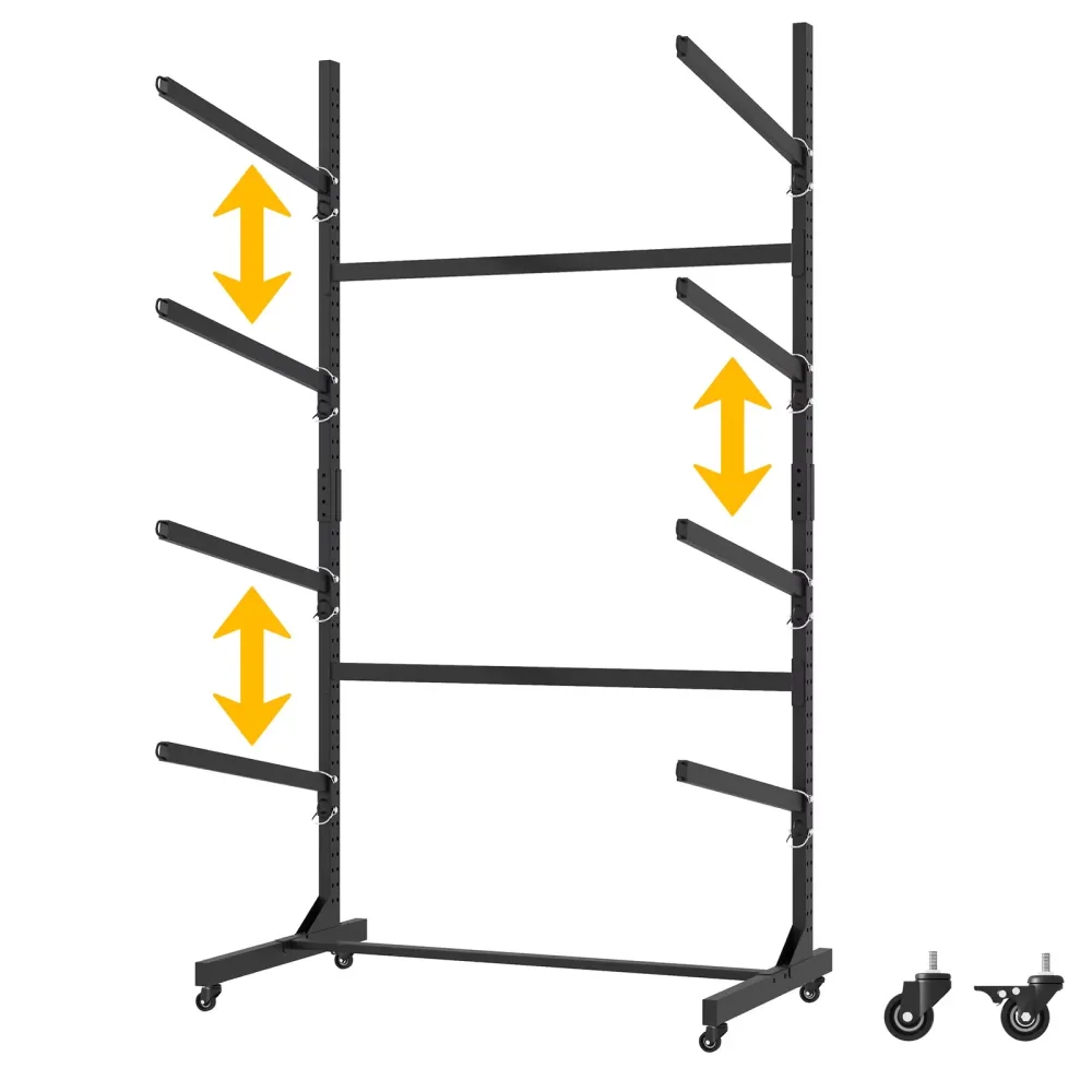 Kayak Storage 800 lbs adjustable black
