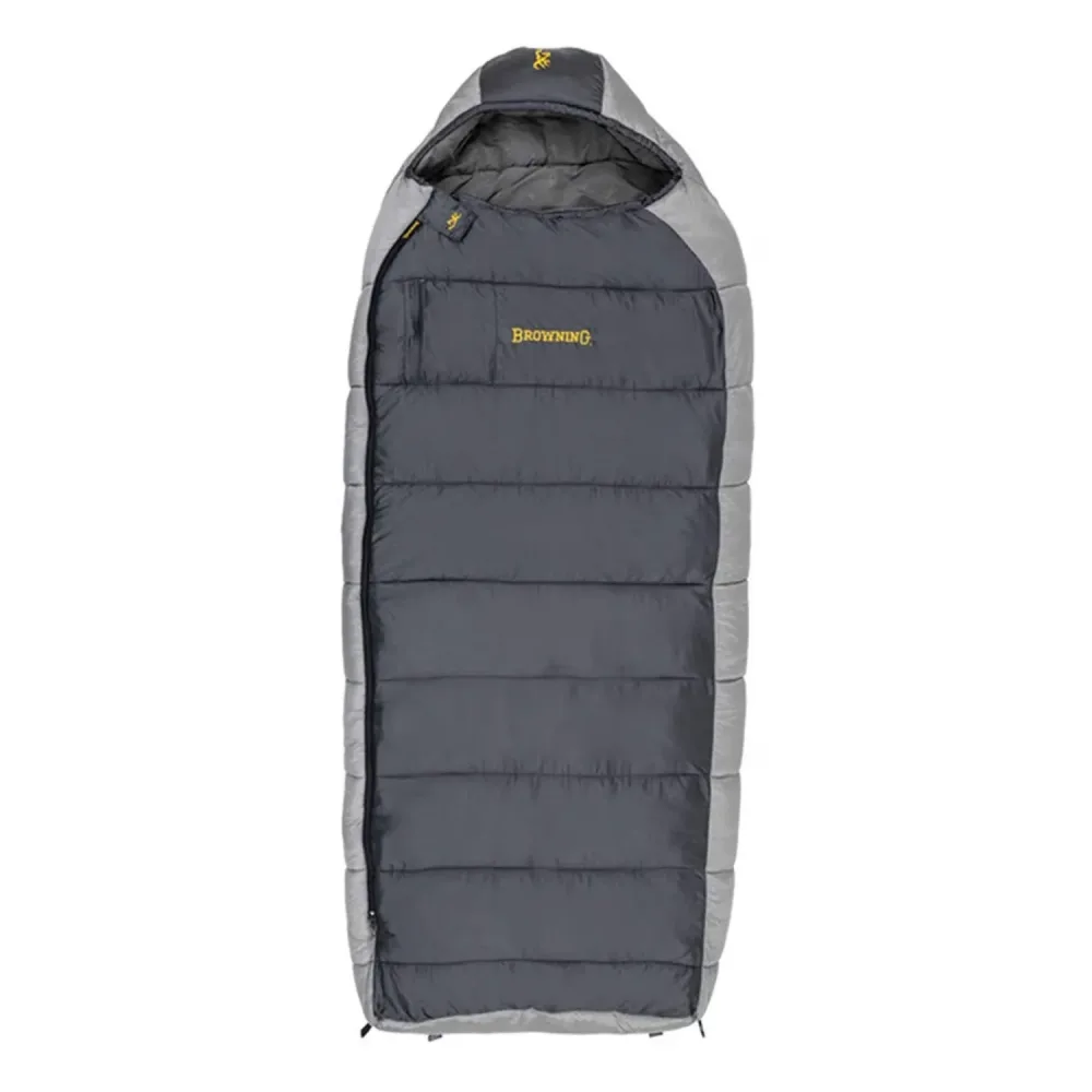 Sleeping Bag gray insulated silver