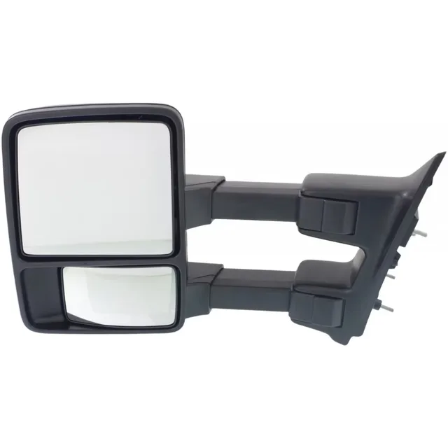 Towing Mirror telescoping black folding