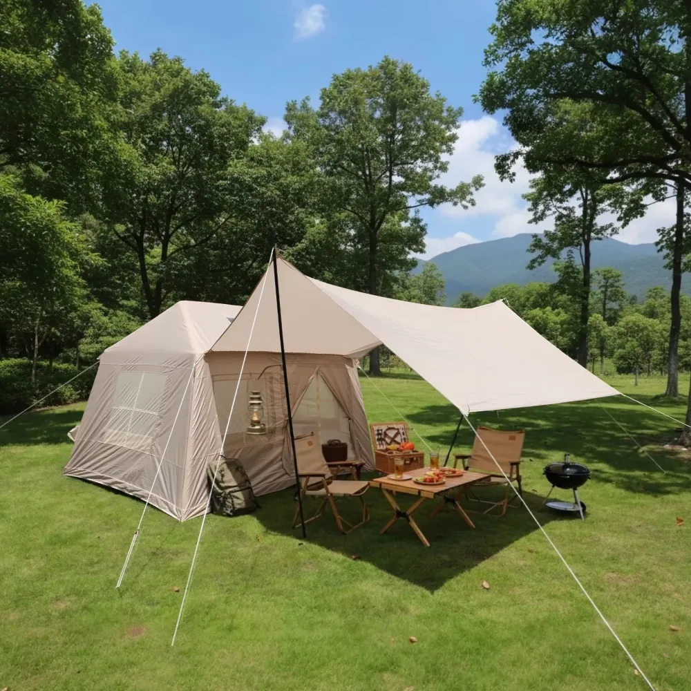 Camping Tent windproof 8.5ft 7.2ft