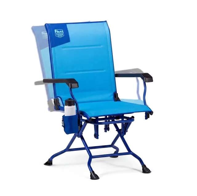 Camping Chair folding blue 300 lbs