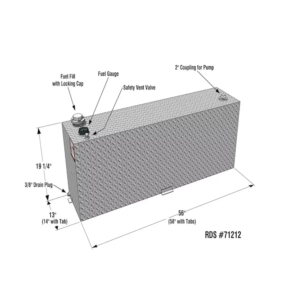 Transfer Tank 1 lb black 60 gallons