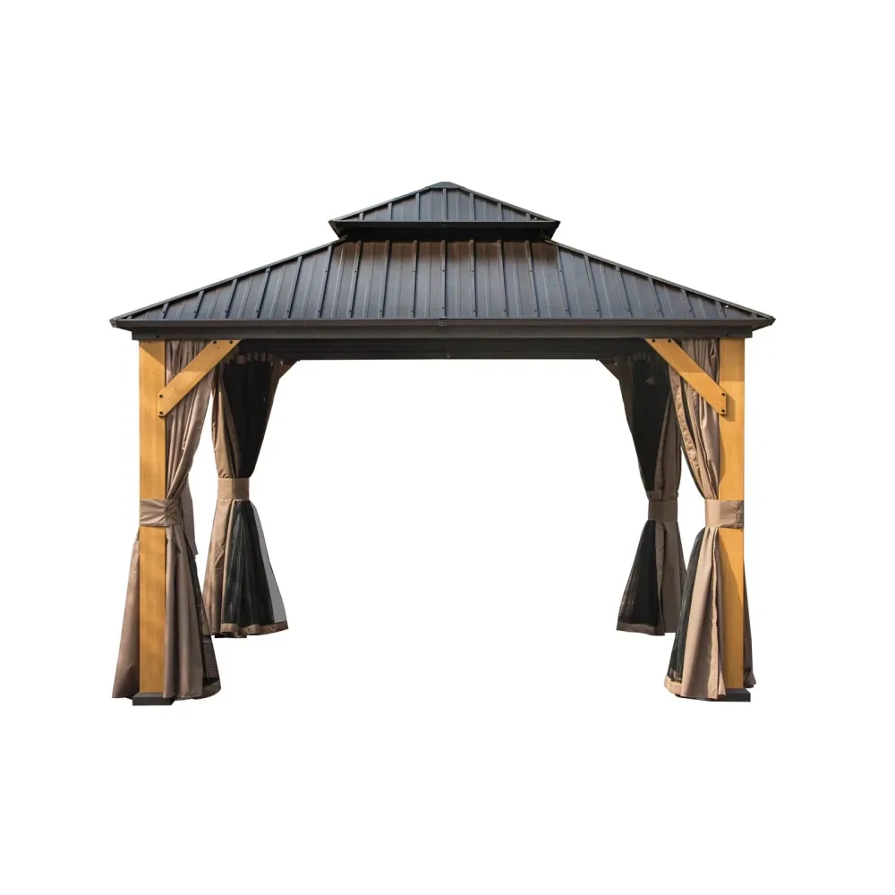 Frame Canopy 12' brown 12 w