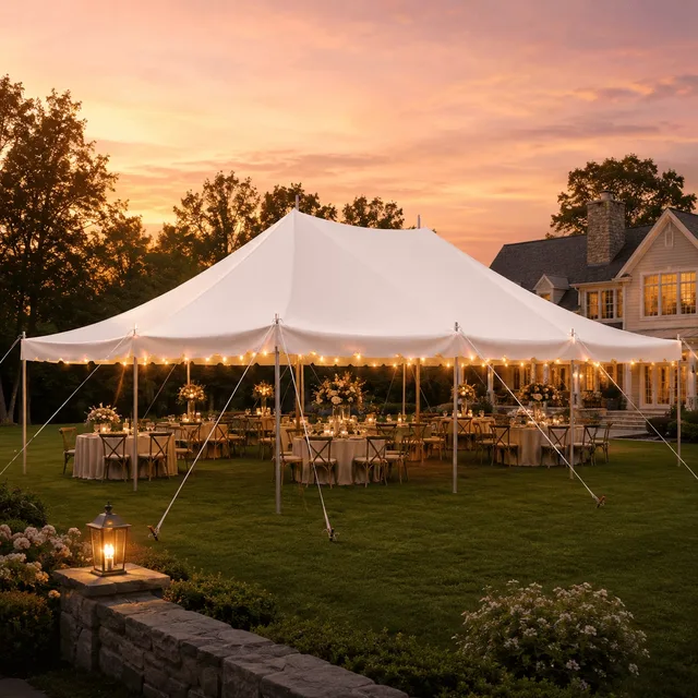 Party Tent 120 people 2" 1.5mm