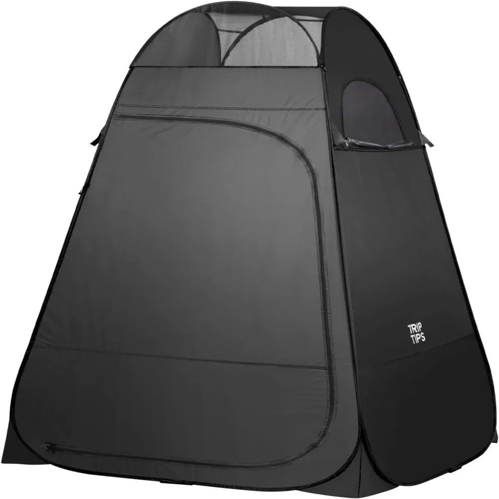 Shower Tent 6.9 ft portable black