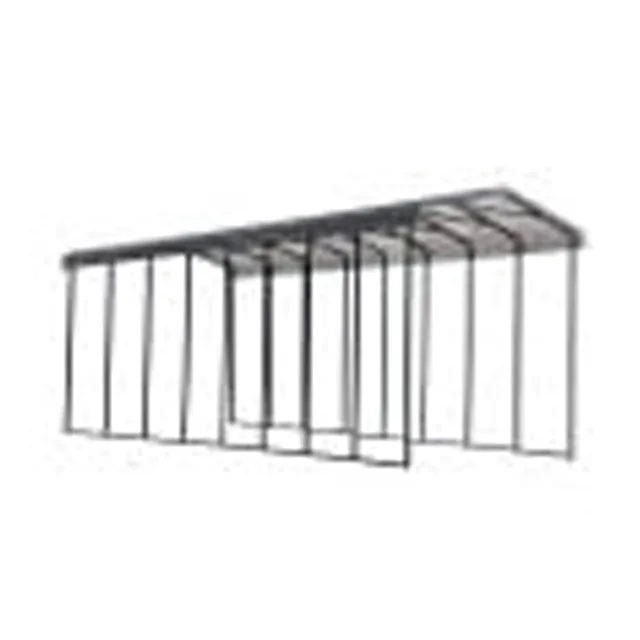 Carport 14 ft 14 foot black