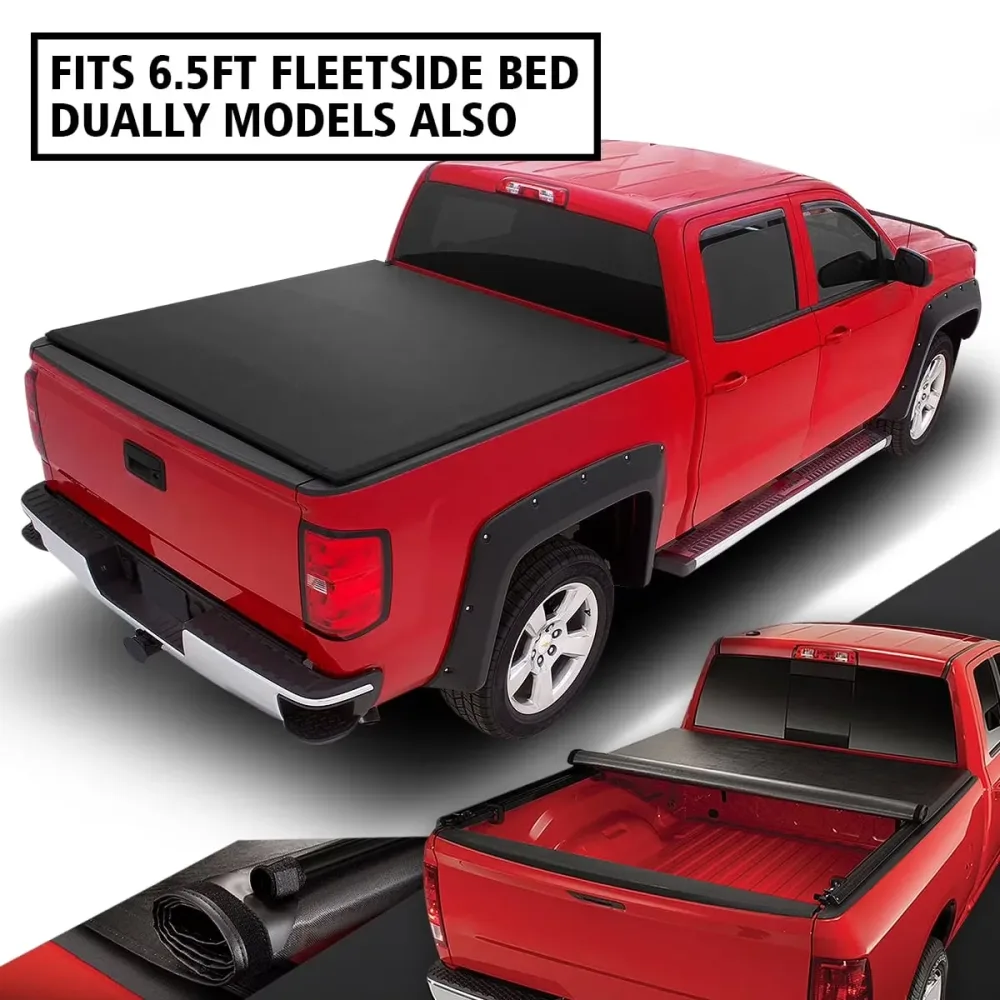 Tonneau Cover 6.5 ft 6.5ft adjustable