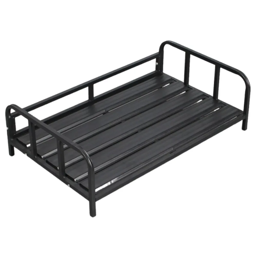 Bed Elevated portable black 96inch