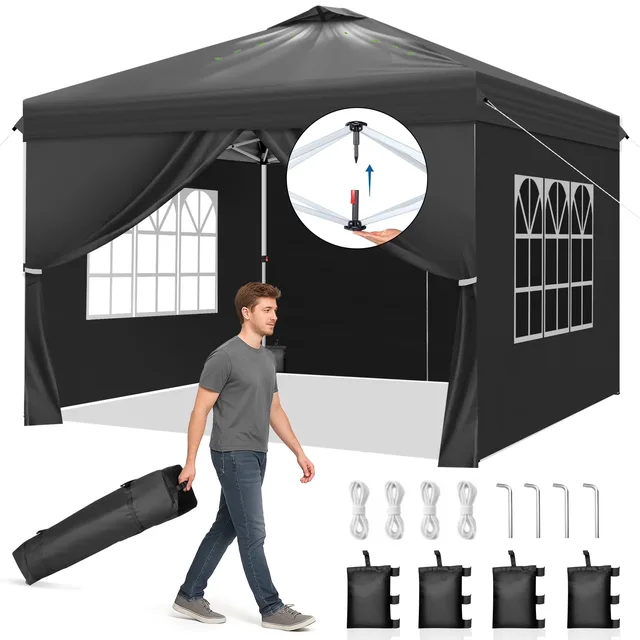 Canopy Tent black 10' 10 people