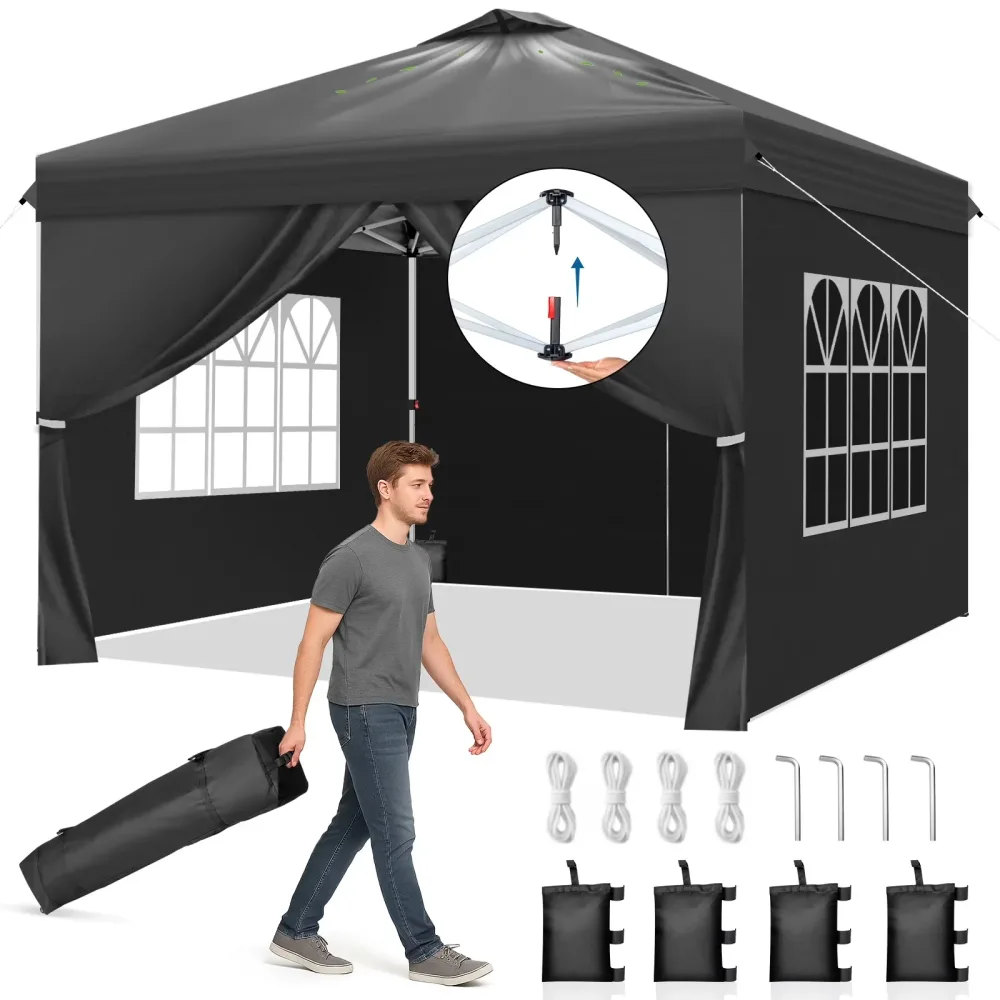 Canopy Tent black 10' 10 people