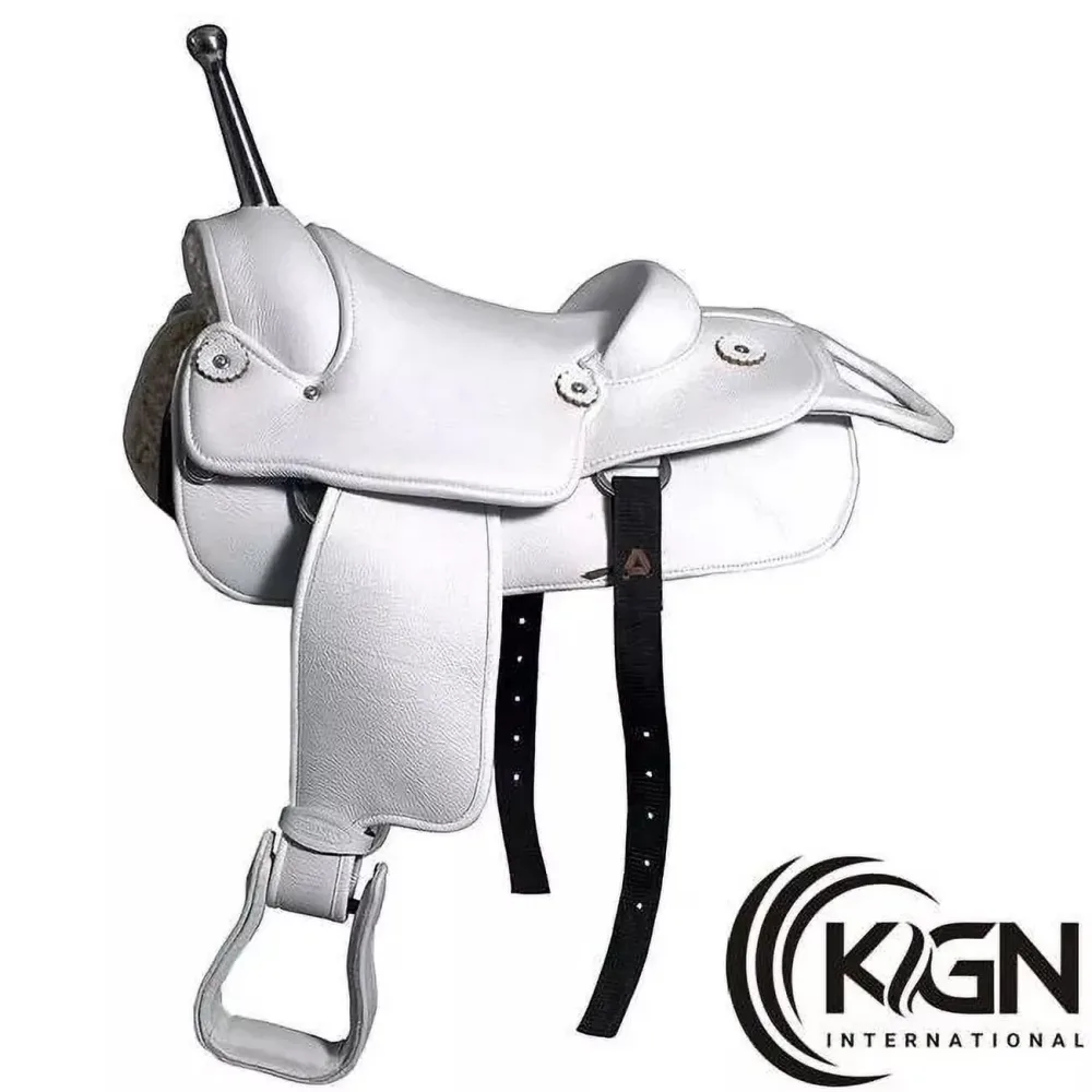 Horse Saddle 16" white 18 inches