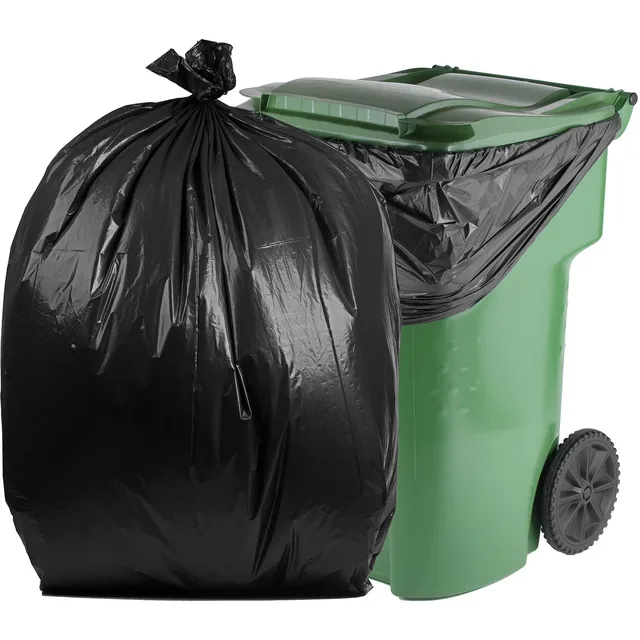 Bag 100 gallon black 67"