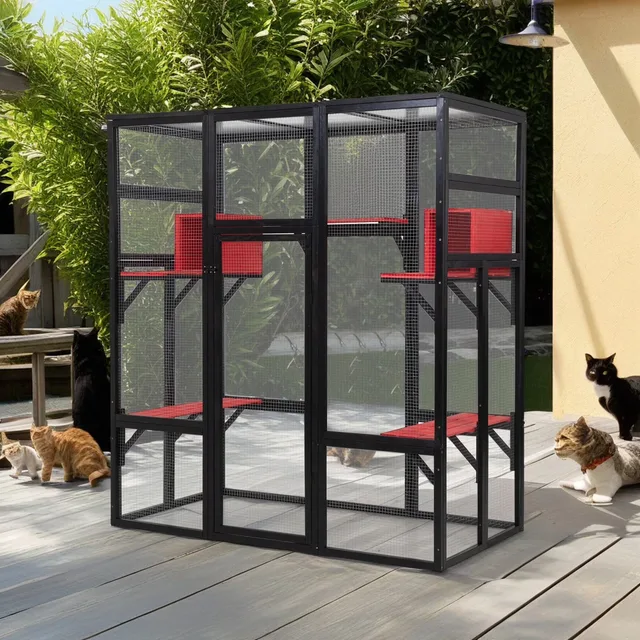 Furniture & Enrichment 70" black 2 persons